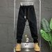 Men's Style Patchwork Slim Fit Trousers Loose Fitting Casual Sports Style Trendy Cool New Spring Autumn_viptrois.com