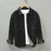 Men's Clothing Cotton Men's Denim Shirt Jacket Long Sleeve Trendy Men's Work Shirt Loose Japanese Casual Shirt_viptrois.com