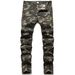 Men's Clothing New Retro Camouflage Jeans Denim_viptrois.com