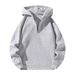 Men's Clothing Casual Zipper Hoodie Loose Sports Sweater Spring And Autumn Street Tops_viptrois.com