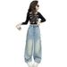 25031 Bow Tie Jeans New Children's Miscellaneous European And American Jeans_viptrois.com
