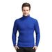 Men's Slim Fit Turtleneck Sweater – Korean Style Winter Knit Pullover (40% Wool Blend) – Stretchable & Thermal High Neck For Cold Weather (M-XXXL)_viptrois.com