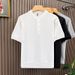 Men's Clothing Men's Style Knitted Polo Shirt Short Sleeved Summer Thin Breathable Retro Pocket Style Trendy Top_viptrois.com