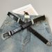New retro Hong Kong style two-layer cowhide belt French elegant carved silver pin buckle belt to tighten the waist and match with jeans_viptrois.com