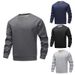 Men's Fleece-Lined Hoodie Winter Warm Pullover Sweatshirt Relaxed Fit Casual Streetwear_viptrois.com