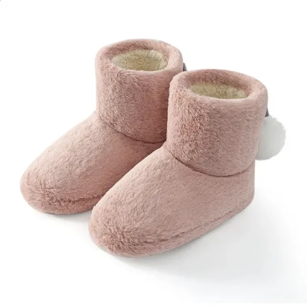 Litfun Warm Plush For Women Winter Casual Fur Fluffy Soft Comfort Non-slip Snow Boots Cute Cotton Shoes 240826_viptrois.com