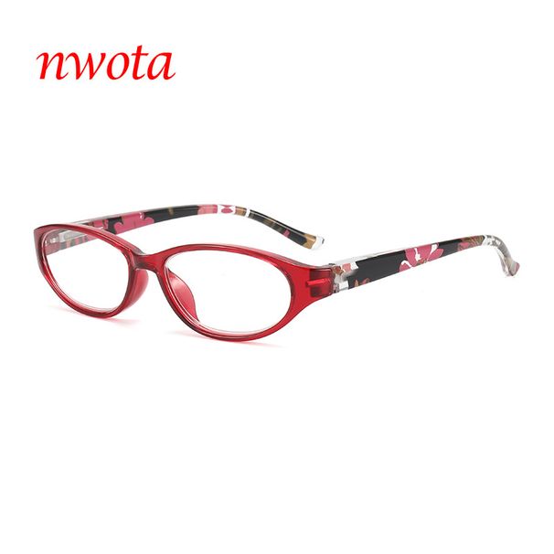 New Floral Pattern Elegant Warm Oval Soothing Anti Fatigue Reading Glasses_viptrois.com