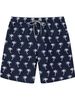 Loose Surf Printed Plus Size Men's Four-Quarter Beach Shorts With Inner Lining_viptrois.com