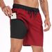 Men's Clothing Summer Hot Selling Men's Shorts Fashion Vacation Beach Pants European Size Four Corner Milk Silk Lining Shorts_viptrois.com