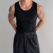 Men's Clothing Threaded Vest For Muscular Men Tight And Tall Elastic Sleeveless T Shirt Splicing Design Small Waistcoat_viptrois.com