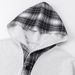 Men's Clothing Customized Japanese Plaid Polo Collar Hooded Sweatshirt Men's Lazy Style Loose Pullover Jacket_viptrois.com
