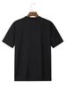 Maglietta Uomo 180g Cotone Puro Collo Rotondo Stampa New York Minimalista, Design Semplice Moderno Comoda Per Outfit Estivi Casual_viptrois.com