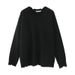 Sweater Men's Autumn And Winter Loose Fitting Inner Knit Sweater_viptrois.com
