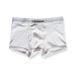 Pulse Men's Boxer Briefs Ribbed Cotton Simple White European Pure Large Size Underwear Cross-Border High Elasticity In Stock_viptrois.com