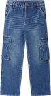 "Men's Stretch Denim Jeans – Relaxed Fit, Multi-Pocket Design (S-XXL, Cotton Blend, Stonewash & Dark Blue)"_viptrois.com