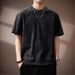Men's Summer Short Sleeved T-shirt Fashionable Loose Printed Top_viptrois.com