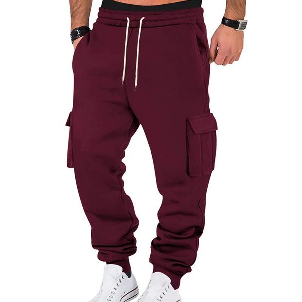 Men's Retro Loose-Fit Sweatpants – Straight-Leg Casual Pants With Relaxed Silhouette (S-3XL, Black/Dark Gray/Light Gray/Apricot/Camel/Royal Blue_viptrois.com