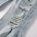 Men's Clothing American Retro Hole Men's High Street Diamond Jeans Men's Stretch Hole Jeans 6808_viptrois.com