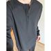 Grey Henry Collar Long Sleeved T-shirt For Men In Spring And Autumn, American Style T-shirt, Waffle Loose Casual Inner_viptrois.com