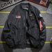 Men's Clothing Stylish Baseball Jacket Lightweight Casual Coat With Hood For Spring & Autumn - Slim Fit, Windproof, Multiple Colors (Black, Blue)_viptrois.com