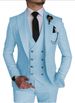 Men's Three-piece Business Suit, Cross-border Best-selling Serge Suit For Men, Wedding Dress, Groom's Best Man's Dress_viptrois.com