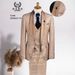 Men's Clothing Wedding Groomsmen Three Piece Suit_viptrois.com