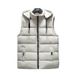 Men's Clothing Detachable Hat Autumn And Winter Men's Sleeveless Cotton Vest Warm Thick Men's Coat Vest_viptrois.com