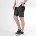 Men's Clothing Summer Thin Youth Leather Pants Men's Elastic Color White Blue Black Leather Pants Men's Shorts Shorts_viptrois.com