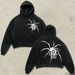 Korean Style Autumn Winter New Spider Versatile Personality Print Hoodie Sweatshirt 10.30_viptrois.com