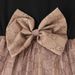 Baby clothes Children's breathable short sleeve Presbyterian print with bow mesh skirt dress for girls_viptrois.com