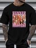 Hannah Montana Homage Tshirt, Hannah Montana Merch Gift TE2231 Breathable Top For Everyday Wear Graphic Homme Unisex Soft Slightly Stretched_viptrois.com