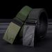 New Toothless Automatic Buckle Belt Nylon Men's Braided Belt Men's Outdoor Leisure Breathable Belt Versatile Belt_viptrois.com