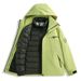Unisex 3-in-1 Waterproof Windproof Jacket With Detachable Fleece Liner For Outdoor Hiking Camping Skiing_viptrois.com