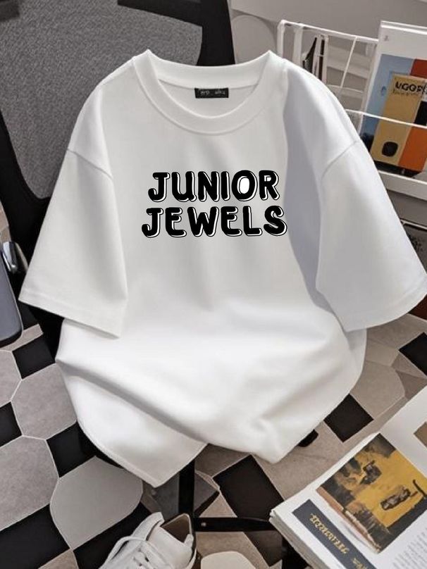 Junior Jewels T-Shirt Stretched Breathable Fashion Summer Casual Slightly Designer Clothes Comfortable Soft Versatile Unisex Homme Stylish_viptrois.com