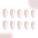 Short glossy short T gradient blooming simple all-match daily nude color gradient wear manicure European and American Foreign Trade 24 pieces_viptrois.com