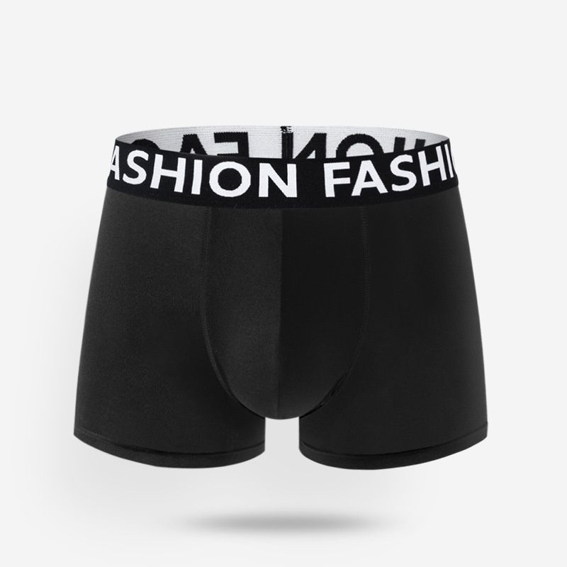 Pulse Mid-Waist New European Underwear Boys Pure Cotton Briefs Breathable Sports Plus Size Men's Boxer Shorts_viptrois.com
