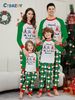 Christmas Santa hat alphabet Christmas family suit printed homewear sleep_viptrois.com