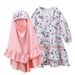 Mother & Kids Girls children's spring and autumn style long sleeved round neck dress + headscarf two piece children's clothing_viptrois.com