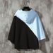 Summer Hooded Three-Quarter Sweatshirt For Men, Trendy Korean Version, Loose Batwing Short T-Shirt, Men's Ins Style,_viptrois.com