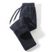 Men's Fleece-Lined Jogger Pants - Winter Thermal Knit Sweatpants With Adjustable Drawstring & Elastic Cuffs (Black, Coffee, Charcoal, Navy, Khaki)_viptrois.com