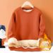 Pure Pure 2024 Autumn And Winter New Solid Color Round Neck Lamb Wool Warm Casual Sweatshirt Men's Jacket_viptrois.com