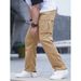 Men's Clothing Workwear Casual Pants Multi Pocket Trousers Summer Cargo Pants - Lightweight Workwear Joggers With Drawstring Waist & Multi-Pockets_viptrois.com