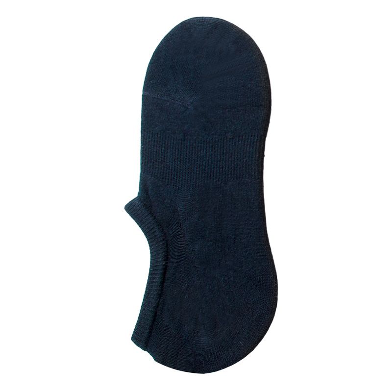 Silicone anti-drop with spring and summer invisible socks men's solid color cotton socks solid color boat socks men's socks_viptrois.com