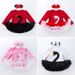 Baby clothes baby children's clothing baby long-sleeved halter dress cartoon swan mesh princess skirt_viptrois.com