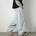 Vintage Distressed Wide-Leg Jeans For Men, Autumn New Straight Loose Trendy Brand Oversized Basic Versatile Pants_viptrois.com
