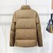 Men's Clothing men and women couple style hoodless jacket men's brand trendy wide version lapel style Silk cotton jacket fashion outer_viptrois.com