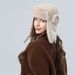 Women's Hats Outdoor Cold Proof With Large Head Circumference, Thickened Ear Protection, Ski Hat, Warm Cycling Pullover, Windproof Cotton Hat_viptrois.com