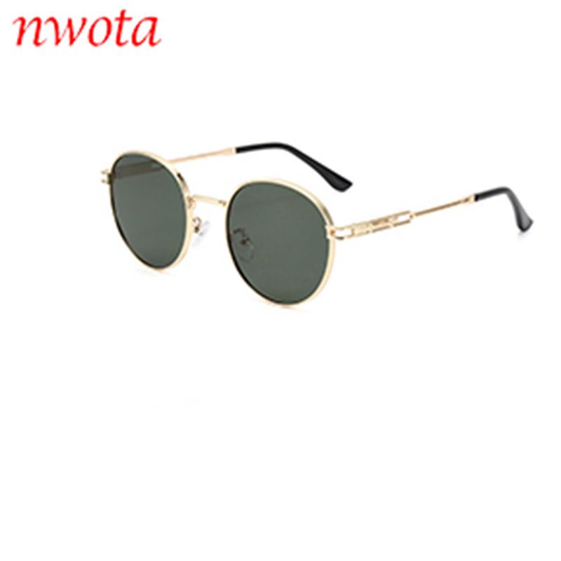 Round Frame Metal Frame Sunglasses Personalized Metal Hollow Leg Sunglasses T1282_viptrois.com