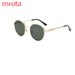 Round Frame Metal Frame Sunglasses Personalized Metal Hollow Leg Sunglasses T1282_viptrois.com