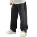 Autumn New Fashion Versatile Trendy Men's Loose Comfortable High-Quality Draped Casual Straight-Leg Long Pants_viptrois.com